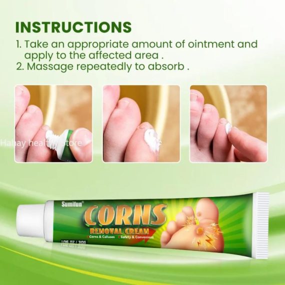 Health & Beauty | Foot Corn Remover Cream Chicken Eye Skin Infection Treatment Ointment Feet Dead Skin Calluses Removal Tool Health Care 내성발톱 Consumer Electronics Consumer Electronics