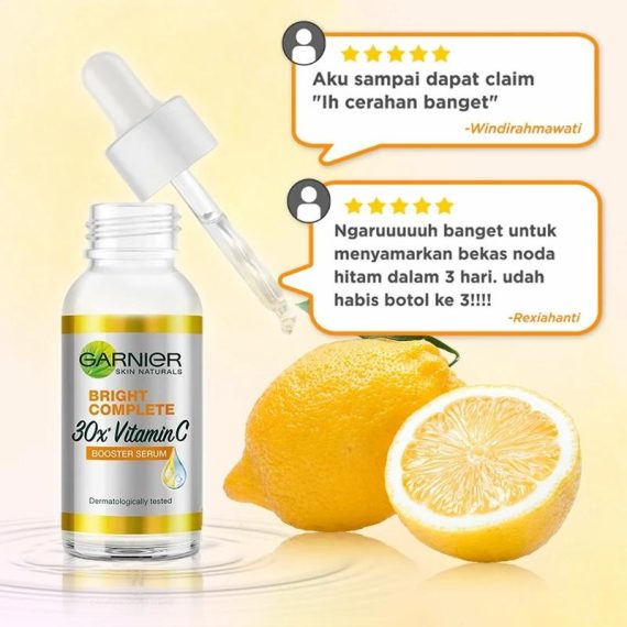 Health & Beauty | Garnier Bright Complete 30X Vitamin C Niacinamide Booster Serum Whitening Skin Tone Essence Fade Acne Mark Beauty Products 30Ml Consumer Electronics Consumer Electronics