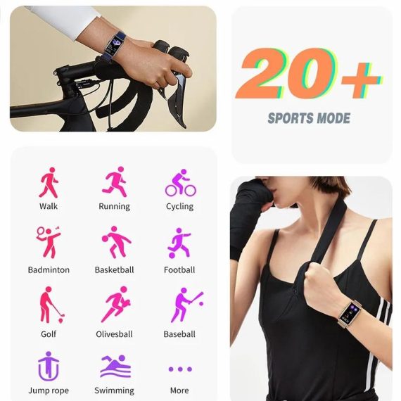 Jewelry & Watches | For Android Ios Smart Bracelet Smartwatch Men Heart Rate Blood Oxygen Waterproof Sport Smart Band Watch For Ladies +Gift Consumer Electronics Consumer Electronics