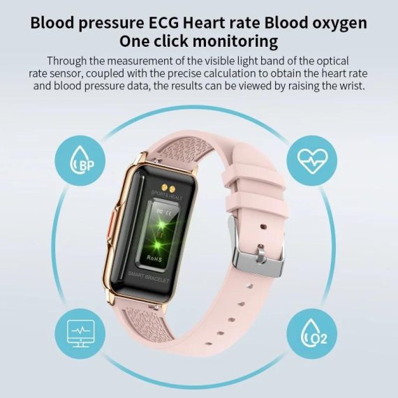 Jewelry & Watches | For Android Ios Smart Bracelet Smartwatch Men Heart Rate Blood Oxygen Waterproof Sport Smart Band Watch For Ladies +Gift Consumer Electronics Consumer Electronics