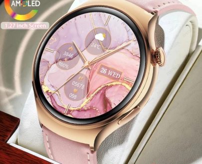 Jewelry & Watches | For Huawei Xiaomi 2024 New Watch Gt4 Mini Smart Watch Amoled Nfc Heart Rate Clock Bt Call Ip68 Waterproof Lady Smartwatch Consumer Electronics Consumer Electronics