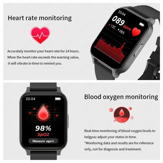 Jewelry & Watches | Lige Smart Watch Men 2023 Smartwatch Waterproof Sport Fitness Watch Body Thermometer Bluetooth Call Men Smartwatch Ladies Consumer Electronics Consumer Electronics