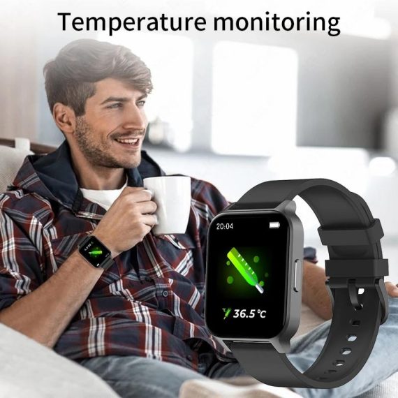 Jewelry & Watches | Lige Smart Watch Men 2023 Smartwatch Waterproof Sport Fitness Watch Body Thermometer Bluetooth Call Men Smartwatch Ladies Consumer Electronics Consumer Electronics