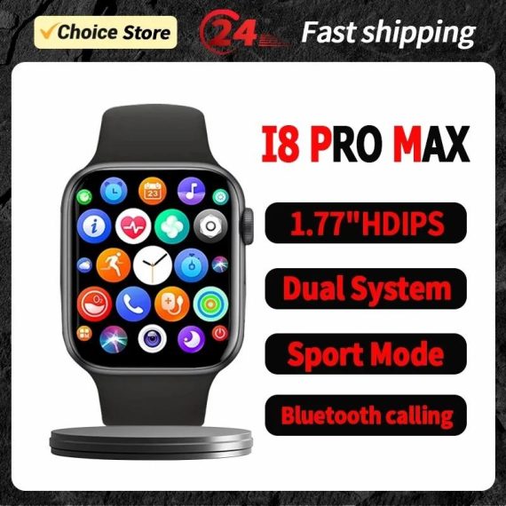 Jewelry & Watches | Smart Watch I8 Pro Max Answer Call Sport Fitness Tracker Custom Dial Smartwatch Men Gift For Apple Phone Pk Iwo 27 X8 T500 Consumer Electronics Consumer Electronics