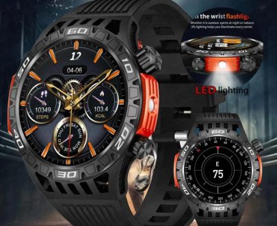 Jewelry & Watches | Smart Watch Men With Led Lighting Compass Sports Fitness Tracker Watch Ip68 Waterproof Bluetooth Talk Smartwatch For Android Ios Consumer Electronics Consumer Electronics