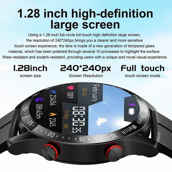 Jewelry & Watches | Xiaomi Ecg+Ppg Bluetooth Call Smart Watch Men Laser Health Blood Pressure Fitnes Sports Watches Sports Waterproof Smartwatch+Box Consumer Electronics Consumer Electronics