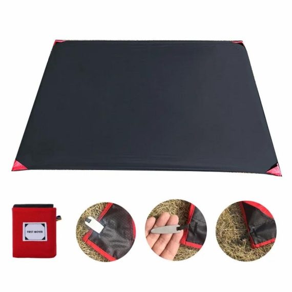 Outdoors & Sports | 1.5×1.8M Portable Pocket Camping Mat Folding Camping Mattress Baby Climb Outdoor Ultra-Thin Waterproof Beach Mat Picnic Blanket Outdoors & Sports Outdoors & Sports