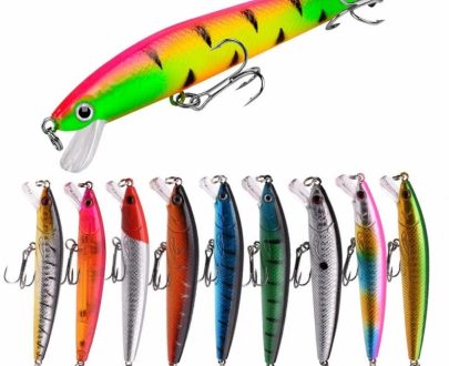 Outdoors & Sports | 10 Pcs Fishing Lure Set Mini Fishing Hard Bait Minnow Floating Swing Crankbait Crazy Wobblers Artificial Bionic Crank Lures Outdoors & Sports Outdoors & Sports