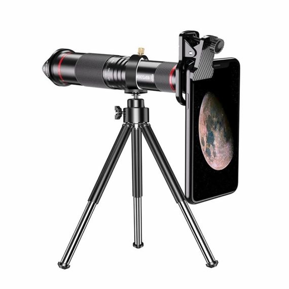 Outdoors & Sports | 48X Super Telephoto Zoom Mobile Phone Lens Powerful Monocular Metal Telescope Mobile Hd Telephoto Lens With Tripod For Camping Outdoors & Sports Outdoors & Sports