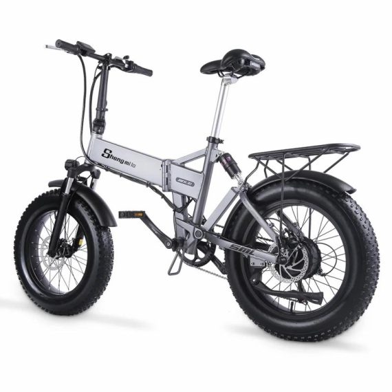 Outdoors & Sports | 500W 48V Electric Bike 20 Inch 4.0 Fat Tire Electric Bicycles 12.8Ah Lithium Battery Power Electric Bike Folding Mountain Bike Outdoors & Sports Outdoors & Sports