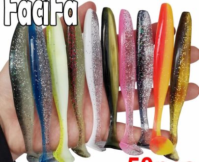 Outdoors & Sports | 50Pcs Soft Lure Silicone Bait Shad Wobbler Fishing Lure Sea Worm Swimbait Streamer Silicone Lure Spinnerbait Fishing Accessories Outdoors & Sports Outdoors & Sports