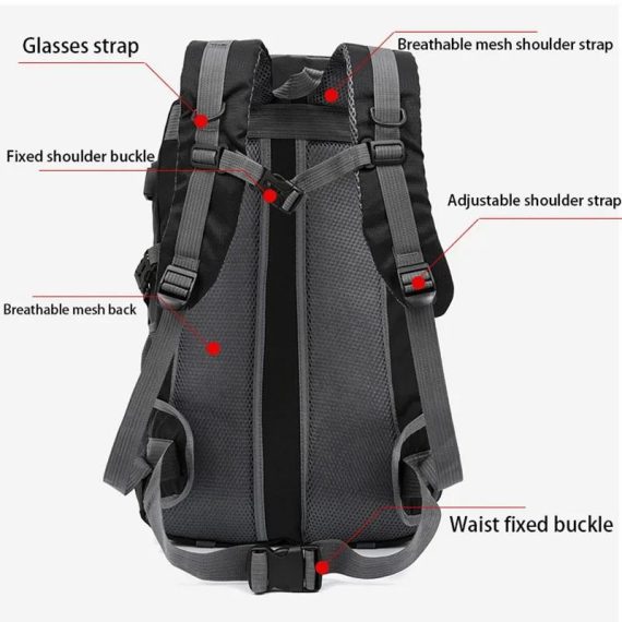 Outdoors & Sports | Anti-Theft Mountaineering Waterproof Backpack Men Riding Sport Bags Outdoor Camping Travel Backpacks Climbing Hiking Bag For Men Outdoors & Sports Outdoors & Sports