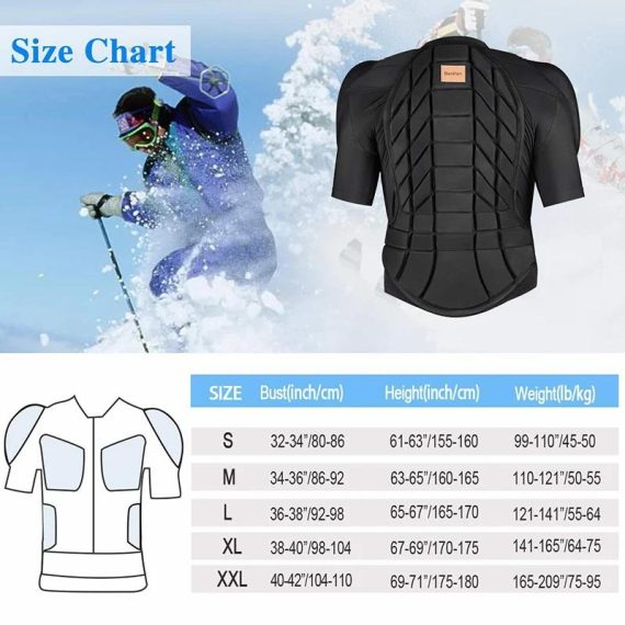 Outdoors & Sports | Benken Ultralight Protective Gear Outdoor Skiing Anti-Collision Anti-Collision Armor Spine Back Protector Sports Shirts Outdoors & Sports Outdoors & Sports