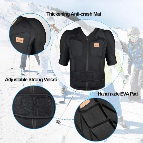 Outdoors & Sports | Benken Ultralight Protective Gear Outdoor Skiing Anti-Collision Anti-Collision Armor Spine Back Protector Sports Shirts Outdoors & Sports Outdoors & Sports