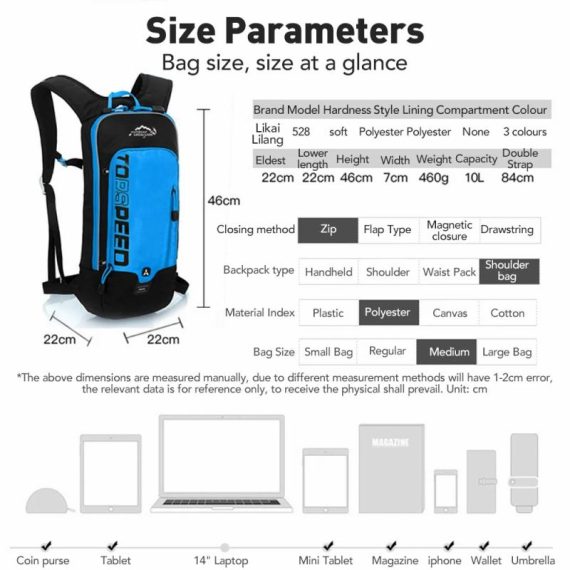 Outdoors & Sports | Bicycle Bike Bags Water Bag 10L Portable Waterproof Road Cycling Bag Outdoor Sport Climbing Pouch Hydration Backpack Outdoors & Sports Outdoors & Sports