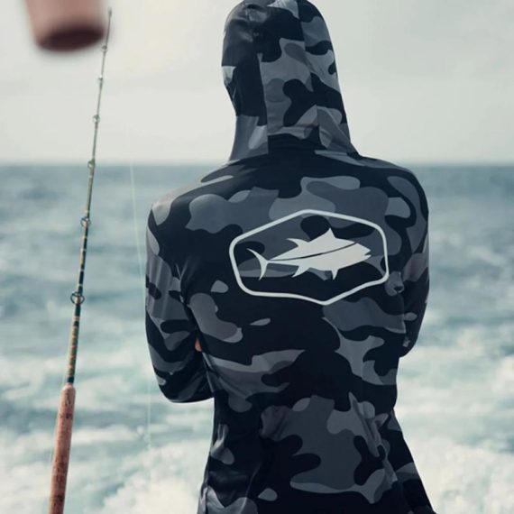 Outdoors & Sports | Bill Fish Gear Mens Long Sleeve Fishing Hoodie In Camo Shirts Fishing Performance Apparel Camisa De Pesca Fishing Sun Jerseys Outdoors & Sports Outdoors & Sports