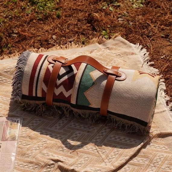 Outdoors & Sports | Bohemian Carpet Picnic Mat Outdoor Mat Camping Supplies Picnic Cloth Equipment Moisture-Proof Mat Ins Ethnic Style Outdoors & Sports Outdoors & Sports