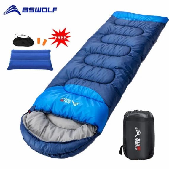 Outdoors & Sports | Bswolf Camping Sleeping Bag Ultralight Waterproof 4 Season Warm Envelope Backpacking Sleeping Bags For Outdoor Traveling Hiking Outdoors & Sports Outdoors & Sports