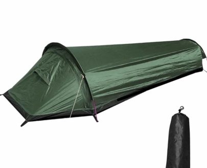 Outdoors & Sports | Camping Single Person Tent Ultralight Compact Outdoor Sleeping Bag Tent Larger Space Waterproof Backpacking Tent Cover Hiking Outdoors & Sports Outdoors & Sports