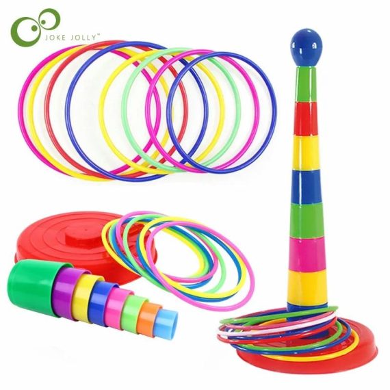 Outdoors & Sports | Children Outdoor Fun & Toy Sports Circle Ferrule Stacked Layers Game Parent-Child Interactive Ferrule Throwing Game Kids Outdoors & Sports Outdoors & Sports