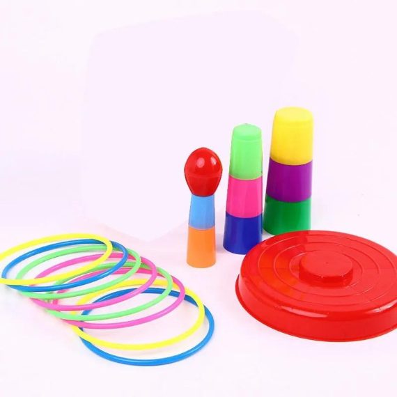 Outdoors & Sports | Children Outdoor Fun & Toy Sports Circle Ferrule Stacked Layers Game Parent-Child Interactive Ferrule Throwing Game Kids Outdoors & Sports Outdoors & Sports