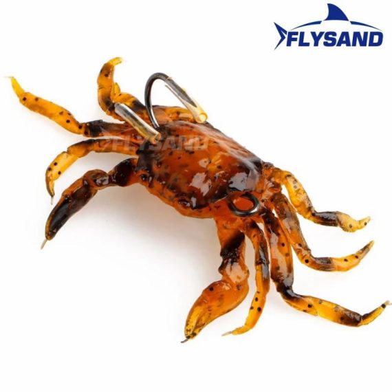 Outdoors & Sports | Flysand Bionic Crab Silicone Soft Bait Artificial Lifelike Sharp Hook Fishing Lure Freshwater Fish Jig Head Baits Fishing Tackle Outdoors & Sports Outdoors & Sports