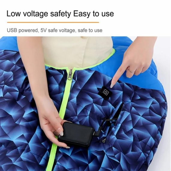 Outdoors & Sports | Usb Camping Heating Pad 3-Level Temperature Sleeping Bag Mattress Winter Warm Portable For Outdoor Travel Hiking For Backpacking Outdoors & Sports Outdoors & Sports