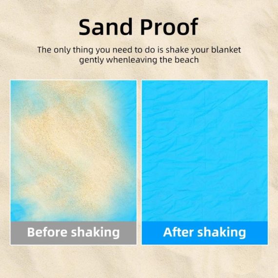 Outdoors & Sports | Waterproof Beach Mat Extra Large Outdoor Camping Mat Blanket Folding Sand Free Pocket Mattress Portable Lightweight Picnic Mat Outdoors & Sports Outdoors & Sports