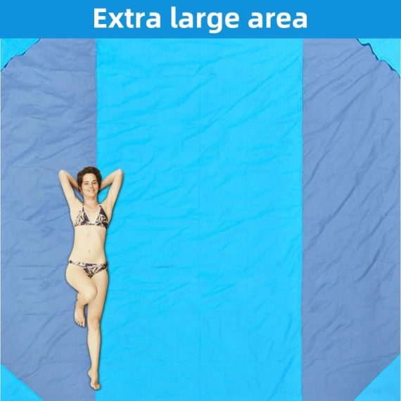 Outdoors & Sports | Waterproof Beach Mat Extra Large Outdoor Camping Mat Blanket Folding Sand Free Pocket Mattress Portable Lightweight Picnic Mat Outdoors & Sports Outdoors & Sports