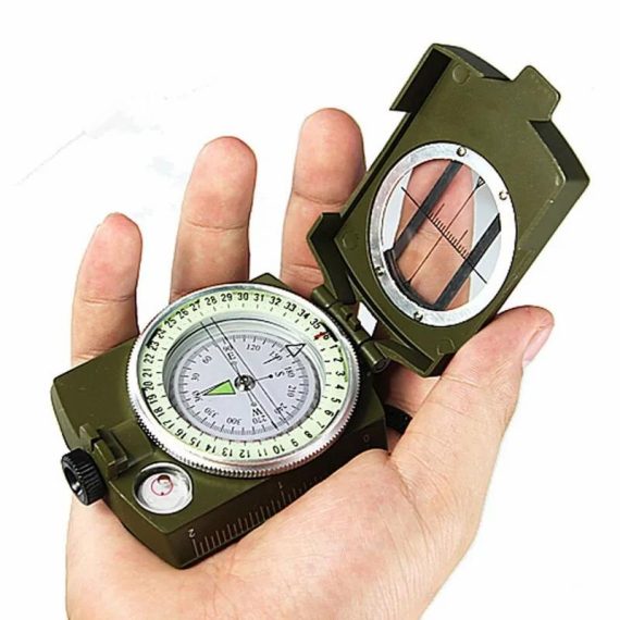 Outdoors & Sports | Waterproof High Precision Compass Outdoor Gadget Sports Hiking Mountaineering Professional Military Army Metal Sight Outdoors & Sports Outdoors & Sports