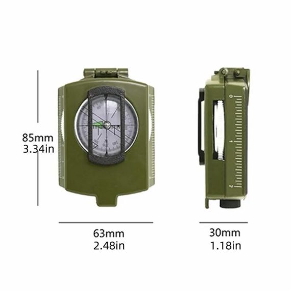 Outdoors & Sports | Waterproof High Precision Compass Outdoor Gadget Sports Hiking Mountaineering Professional Military Army Metal Sight Outdoors & Sports Outdoors & Sports