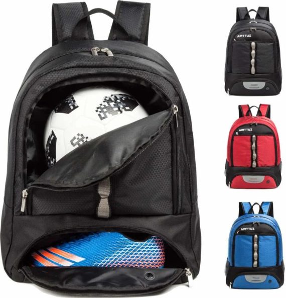 Outdoors & Sports | Youth Soccer Bag Outdoor Sport Backpack For Soccer, Basketball,Volleyball With Shoes And Ball Compartment. Outdoors & Sports Outdoors & Sports