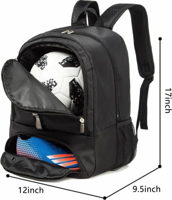 Outdoors & Sports | Youth Soccer Bag Outdoor Sport Backpack For Soccer, Basketball,Volleyball With Shoes And Ball Compartment. Outdoors & Sports Outdoors & Sports