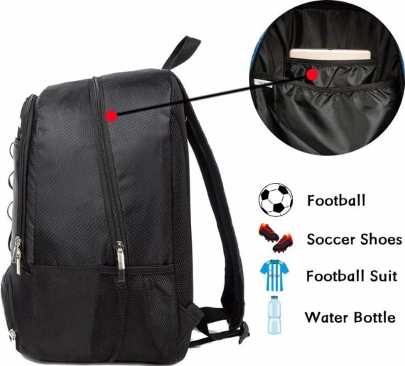 Outdoors & Sports | Youth Soccer Bag Outdoor Sport Backpack For Soccer, Basketball,Volleyball With Shoes And Ball Compartment. Outdoors & Sports Outdoors & Sports