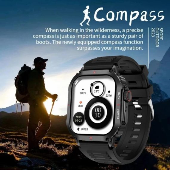 Jewelry & Watches | For Huawei Xiaomi Nfc Smart Watch Men Amoled Hd Screen Heart Rate Health Tracker Bluetooth Call Ip68 Waterproof Smartwatch 2024 Consumer Electronics Consumer Electronics