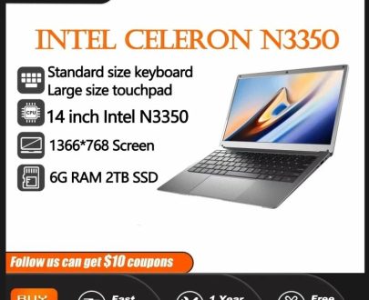 Computers & It Accessories | 14 Inch Brand New Netbook Intel Celeron N3350 6G Ram 1Tb/2Tb Ssd Slim Laptop Windows10 Camera Portability Fhd Screen Computers & It Accessories Computers & It Accessories