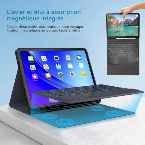 Cell Phones & Accessories | For Ipad Keyboard Case For Ipad 9Th 10Th Generation Ipad Pro 12 9 11 Inch Air 5 4 Mini 6 2022 10.2 8Th 7Th Magic Keyboard Case Cell Phones & Accessories Cell Phones & Accessories